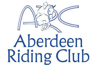 Logo of the Aberdeen Riding Club featuring a stylized horse and rider above the club name